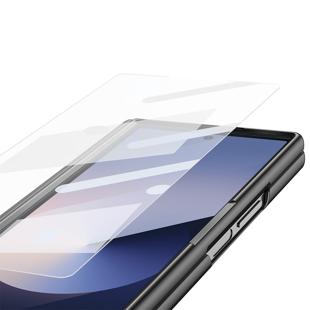 Phone Case for Samsung Z Fold 7 with Pen Holder Full Coverage Hinge Protection