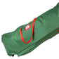 Handy Laundry Rolling Christmas Tree Storage Bag With Handle For Easy Transport-Green