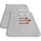 2Pcs Microfiber Dish Drying Mat for Kitchen Counter
