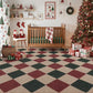 Vintage Low Pile Rug Washable Mat for Living Room Bedroom-Style 3