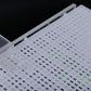 8 Piece Plastic Aquarium Grid Divider Set for Fish Tanks and Breeding