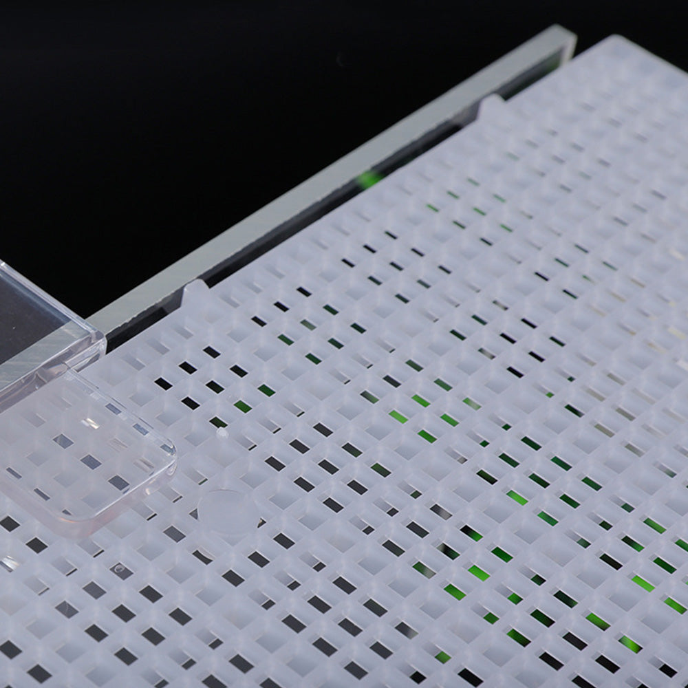 8 Piece Plastic Aquarium Grid Divider Set for Fish Tanks and Breeding