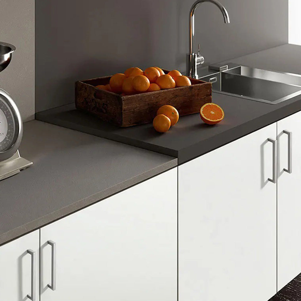 2X 12mm Square Stainless Steel Kitchen Cabinet and Door Handle