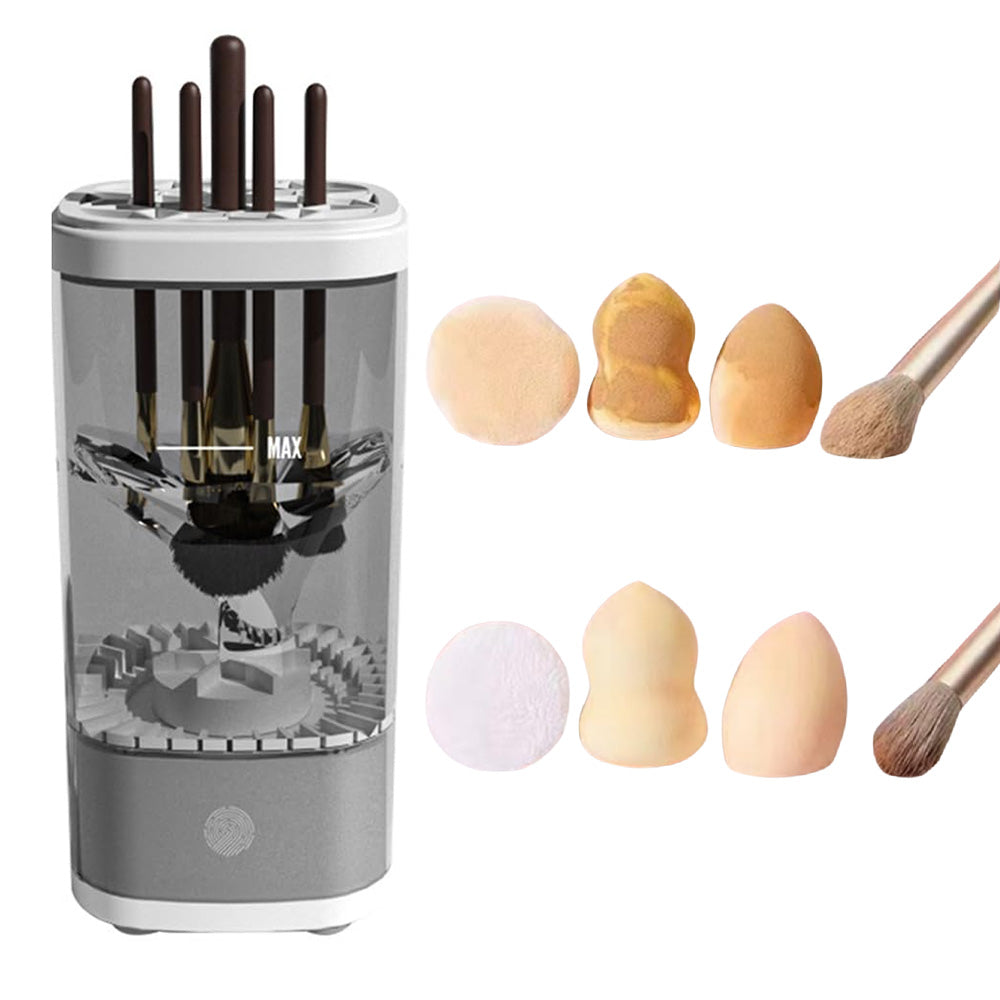 Electric Makeup Brush Cleaner and Dryer Machine Automatic Brush Fast Cleaning Tool