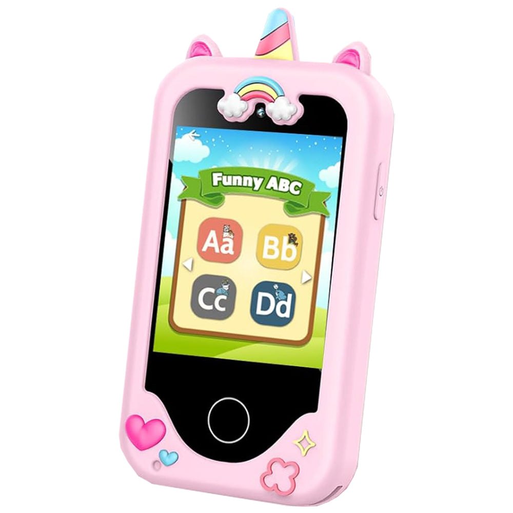2.8Inch Touchscreen Kids Learning Play Toy Phone With Dual Camera Kids Smart Phone With 8G SD Card