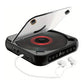 Portable Bluetooth CD Player with USB Playback and Rechargeable Battery