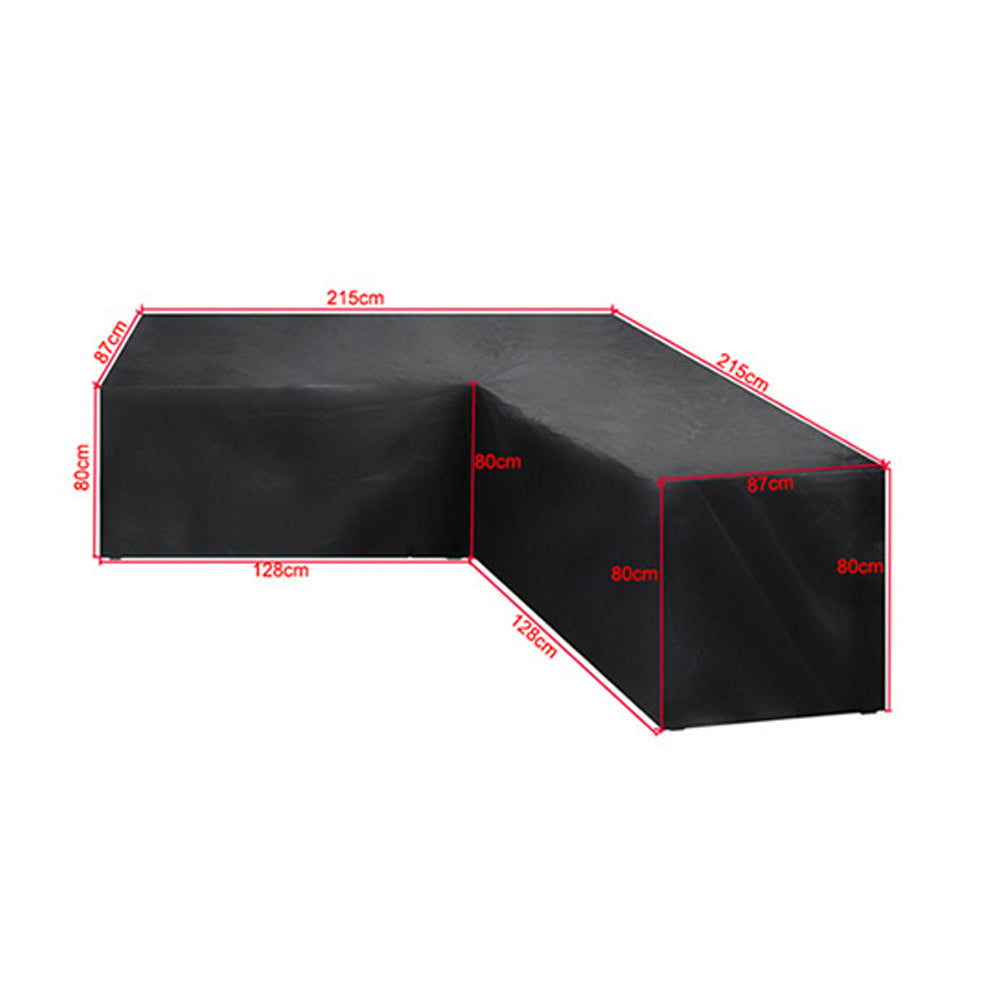 Waterproof L-Shape Outdoor Furniture Cover Waterproof Outdoor Sectional Cover