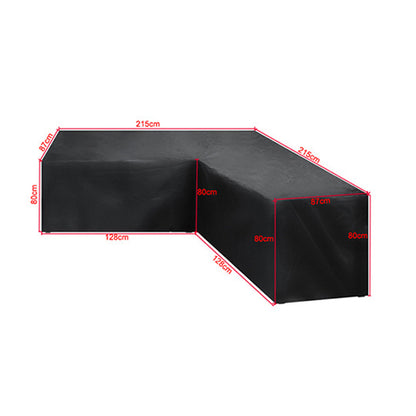 Water-Resistant L-Shape Outdoor Furniture Cover