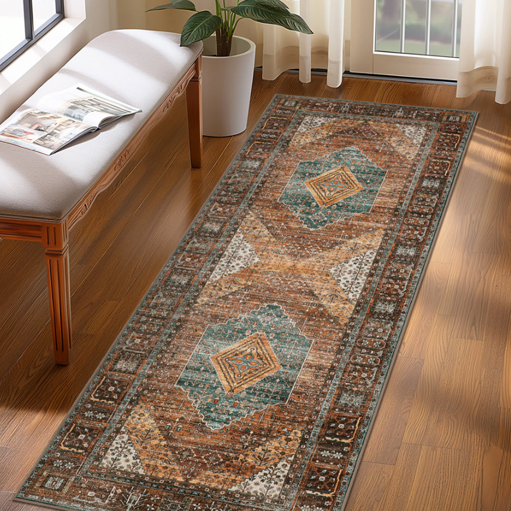 Long Washable Hallway Runner Rug Kitchen Entrance Floor Mat