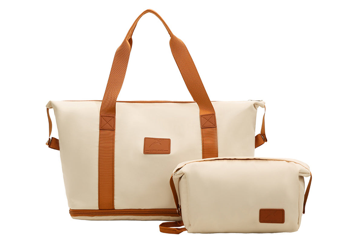 Expandable Travel Bag with Toiletry Bag Weekender Bag
