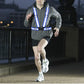 2Pcs Reflective Adjustable Security Vests with 4 Arm Bands for Running