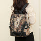 Printed Anti-theft Backpack Multifunctional Large Capacity Travel Bag