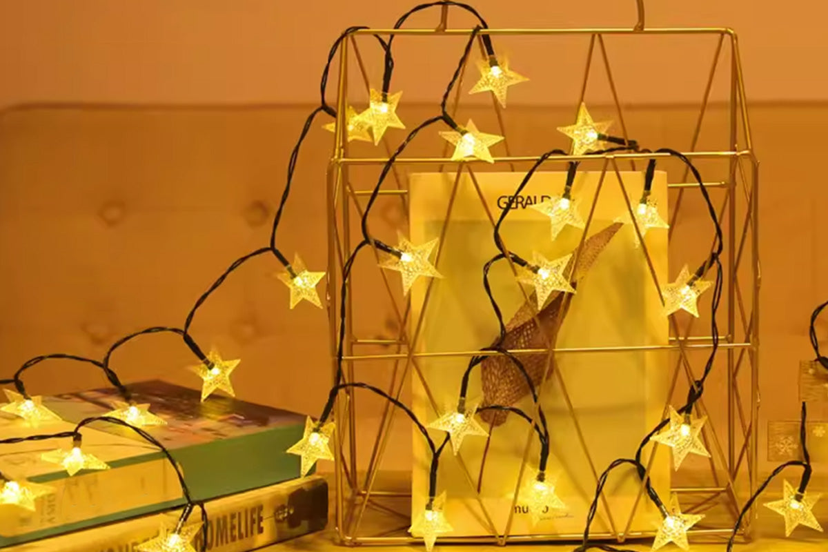 Outdoor Solar String Flower Lights Fairy Lights for Garden and Christmas Decoration