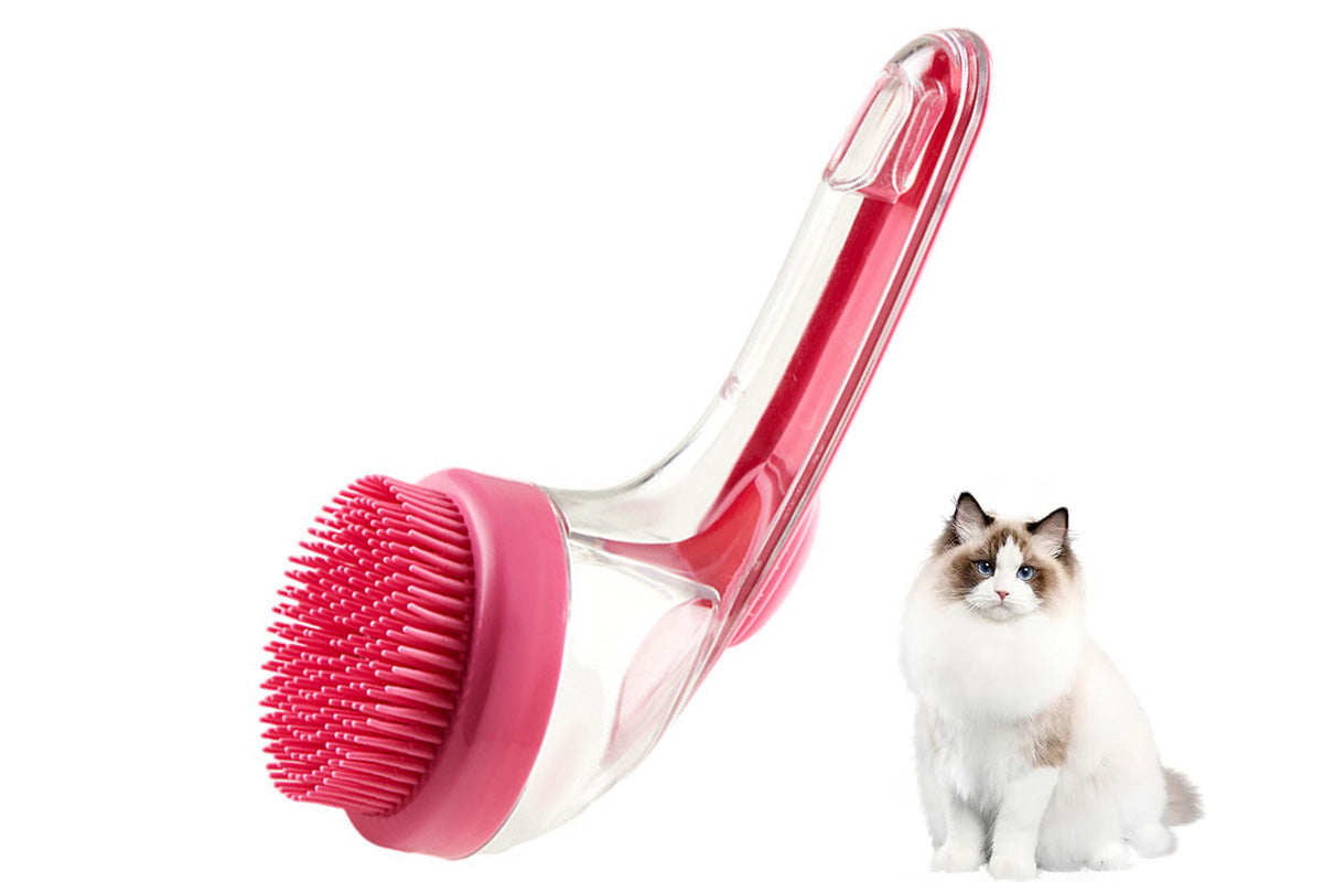 2 In 1 Dog Bath Brush With Built In Shampoo Dispenser Dog Shampoo Brush Bubble Maker