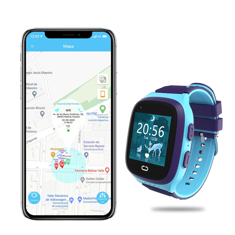 4G Kids Smart Watch with Tracker Video Calls