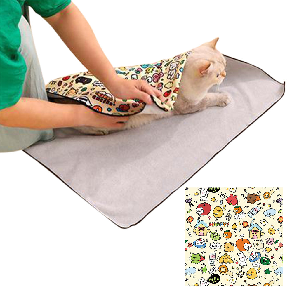 Cat Grooming Wrap For Nail Clipping Scratch Escape Calming Multifunctional Pet Tool