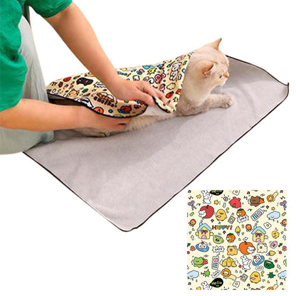 Cat Grooming Wrap For Nail Clipping Scratch Escape Calming Multifunctional Pet Tool