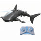 2.4G Remote Control 1:18 Scale High Simulation Shark Boat Toy for Pool Bathroom