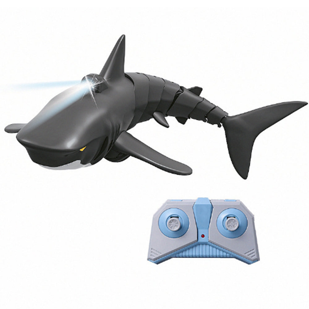 2.4G Remote Control 1:18 Scale High Simulation Shark Boat Toy for Pool Bathroom