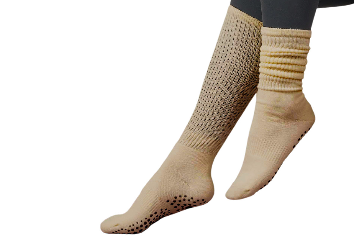 2 Pack Non-Slip Grip Socks for Yoga Pilates