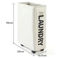 39 x18.5x58CM Foldable Laundry Washing Clothes Storage Bag With Universal Wheels