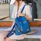 Women's Floral Embroidered Anti Theft Backpack