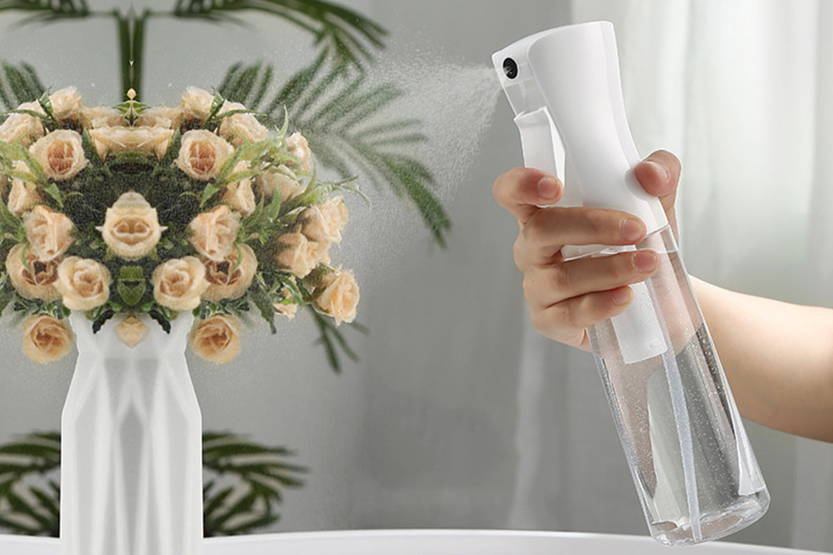 High-Pressure Continuous Mist Spray Bottle for Hair Plants Cleaning & Pets