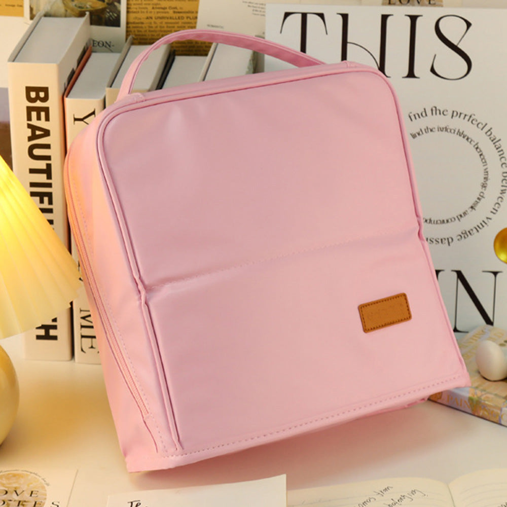 Large Capacity Standing Makeup Bag Travel Makeup Organizer Cosmetic Bag