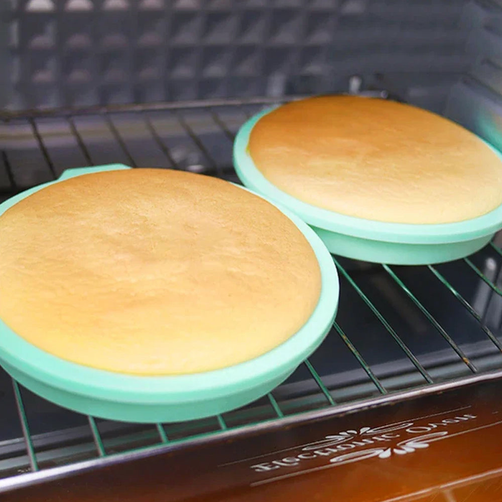 6-Inch Silicone Round Cake Pan Baking Mold