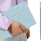 Anti-Bending PC Tablet Case with Multi-Angle Stand Pencil Holder for iPad