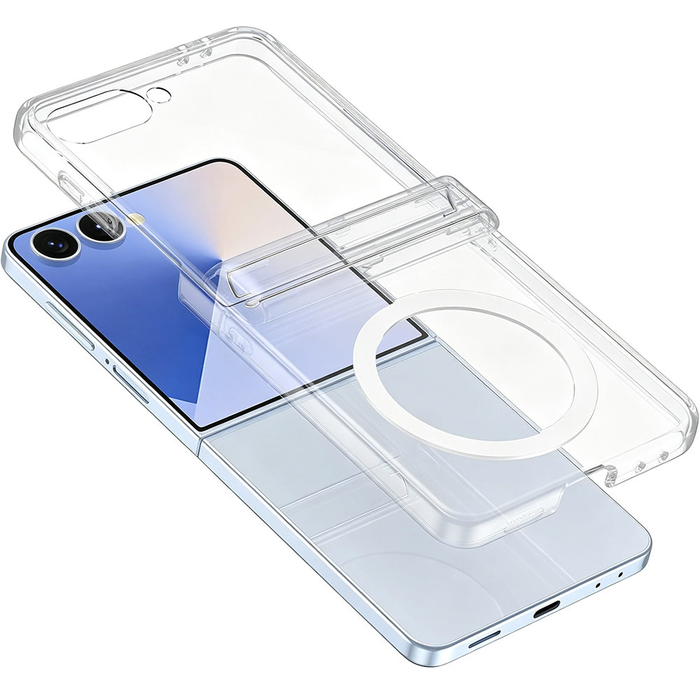 Case and Screen Protector for Samsung Galaxy Z Flip 8 with Hinge Cover