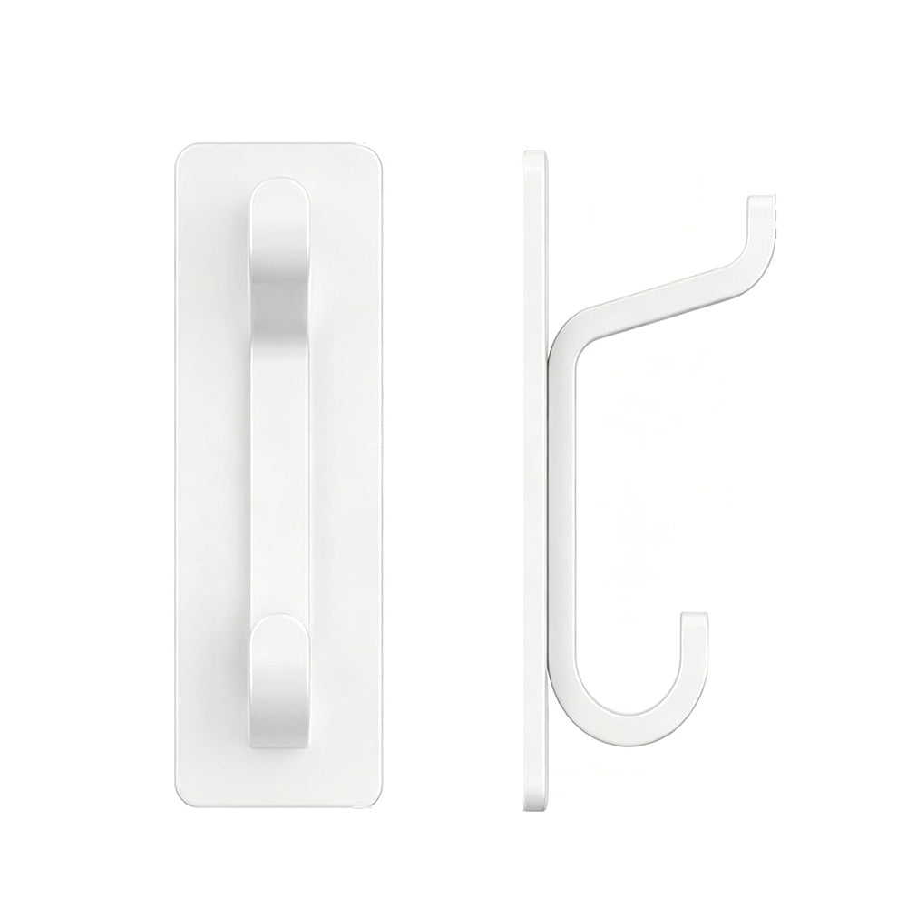 4 Pack Stainless Steel Double Adhesive Hooks with 3kg Capacity