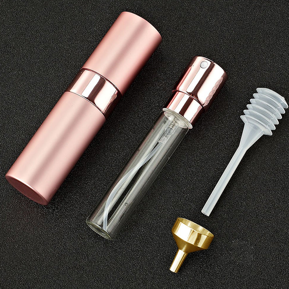 8ml Perfume or Cologne Travel Refillable Spray Bottle Portable Twist-Up Dispenser