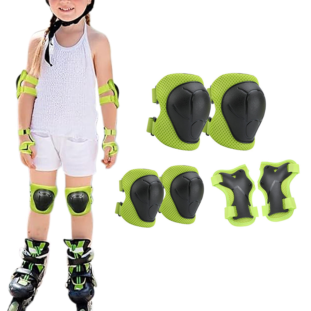6 in 1 Protective Gear Set Knee Pads Elbow Pads Wrist Guards