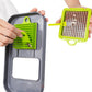 22-in-1 Vegetable Fruit Chopper Slicer with 13 Stainless Steel Blades