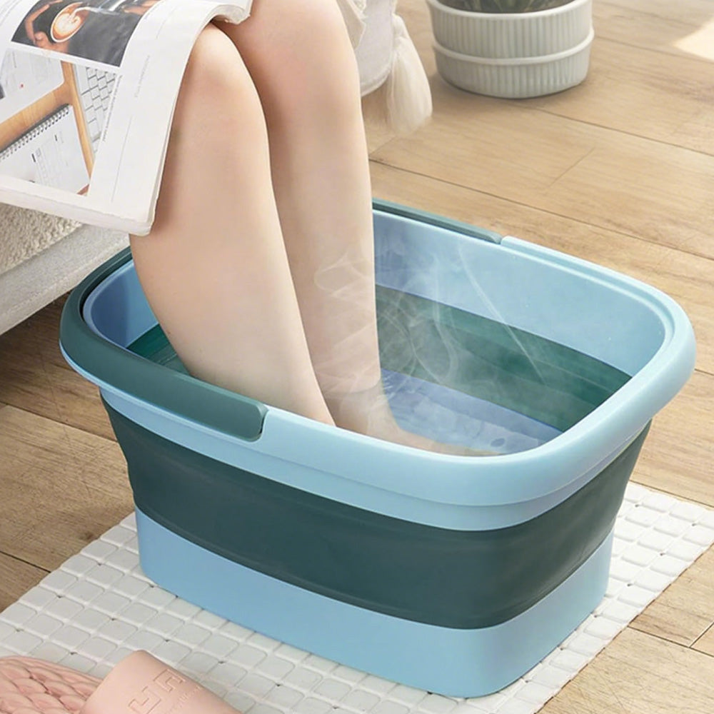 Collapsible Foot Bath Basin for Soaking Feet Foot Tub with Massage Acupoint