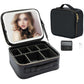 25x10.5x23CM Travel Makeup Storage Bag with Mirror and Light