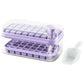 Ice Cube Tray with Lid and Bin for Freezer 64Pcs Ice Cube Mold