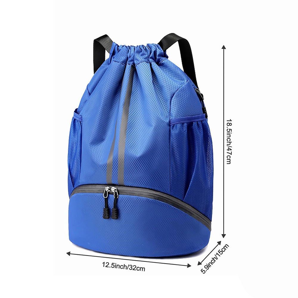 Sports Drawstring Backpack String Tote Gym Bag