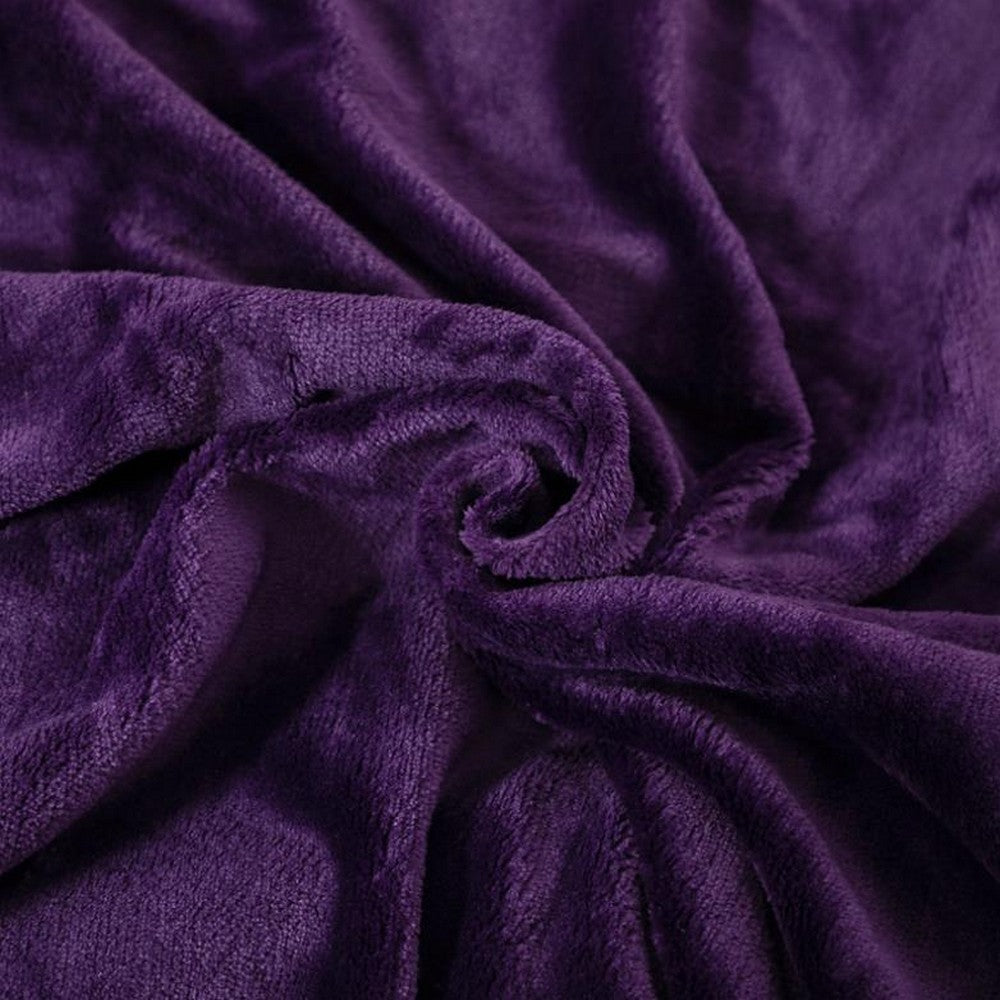 Reversible Plush Faux Mink Sherpa Lambswool Blanket