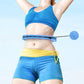 Weighted Hoola Circle Hoop 32 Section Smart Hula Thin Waist Fitness Weight with Rollers
