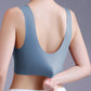 Women V Neck Floral Lace Seamless Bra