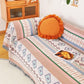 130x160cm Aztec Throw Blanket Bohemian Sofa Throw Blanket with Tassels
