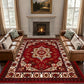 Large Floor Rug Crystal Velvet Vintage Boho Non-Slip Carpet for Bedroom Dining Room