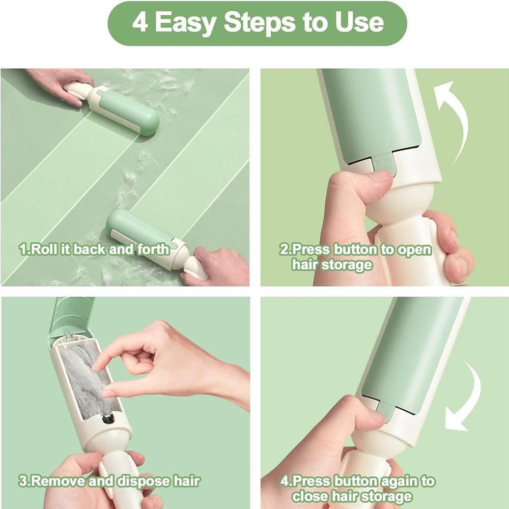 2Pcs Pet Hair Remove Roller for Dog and Cat