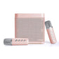 Wireless Bluetooth Speaker KTV Home Karaoke Singing Machine with Dual Microphones