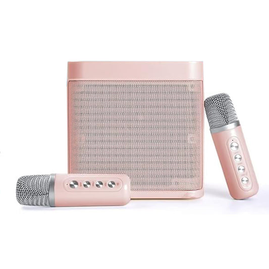 Wireless Bluetooth Speaker KTV Home Karaoke Singing Machine with Dual Microphones