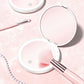 Mini Mirror With Lights Magnification LED Compact Mirror Travel Mirror For Pocket