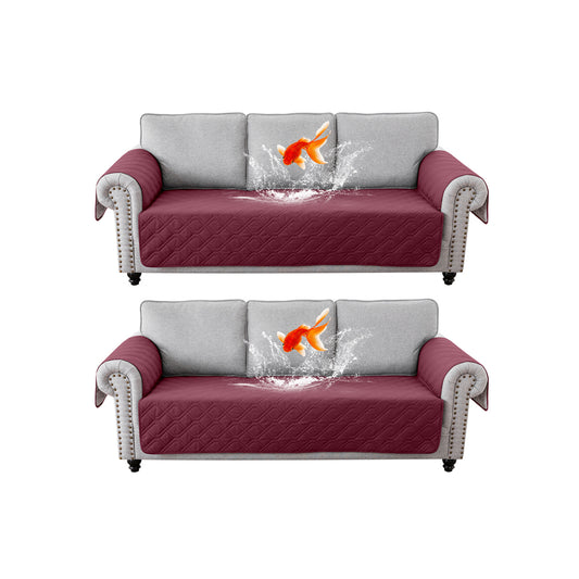 2Pcs Water Resistant Non-Slip Split Recliner Couch Cover Sofa Chair Slipcovers