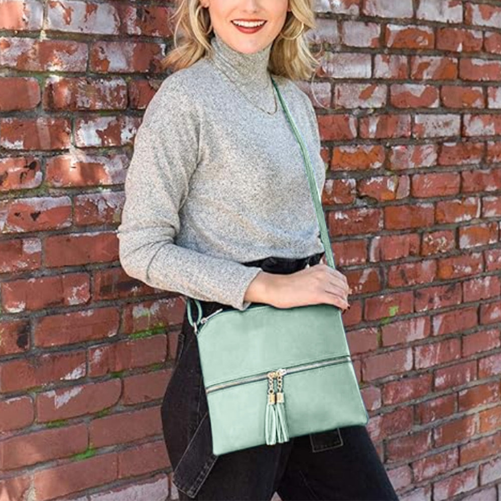 Ladies Cross Body Bag with Tassel